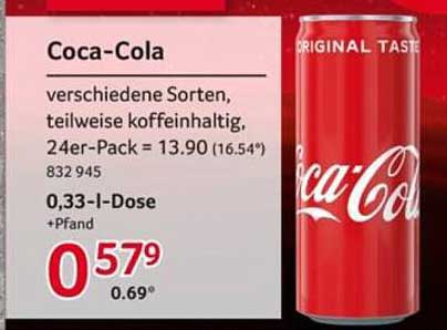 Coca-Cola 0,33 l Dose