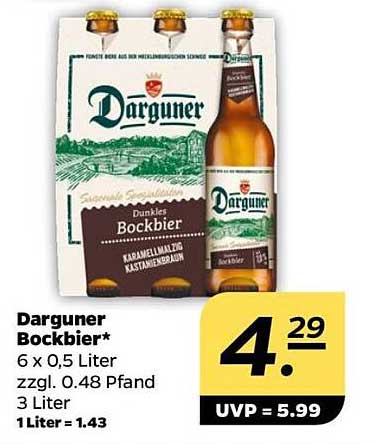 Darguner Bockbier 6 x 0,5 Liter