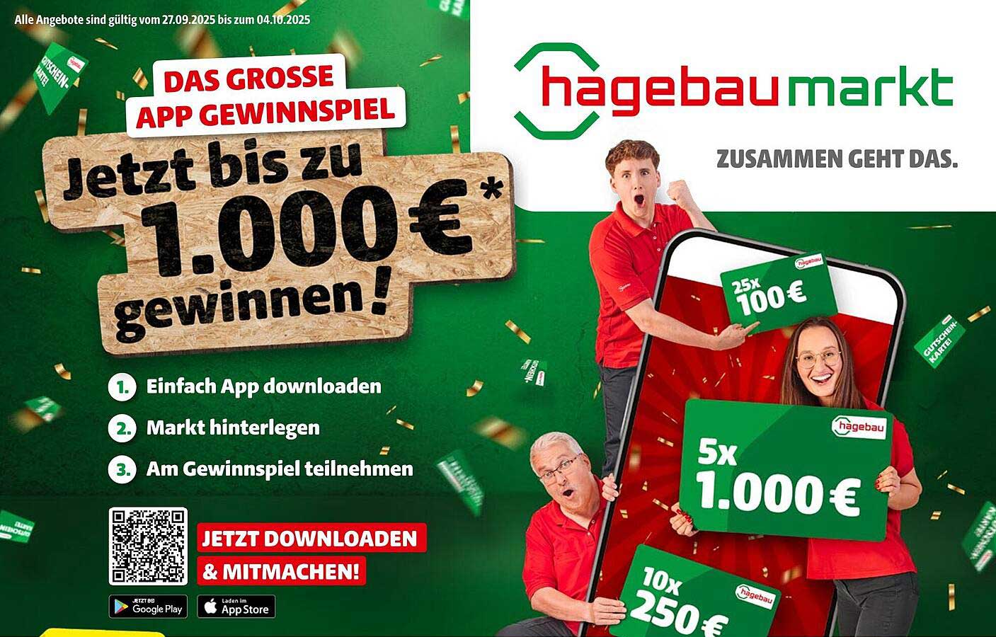 Das große App Gewinnspiel – Jetzt bis zu 1.000 € gewinnen!