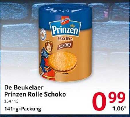 De Beukelaer Prinzen Rolle Schoko