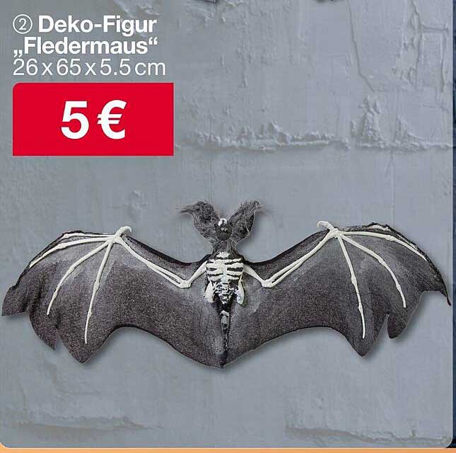 Deko-Figur „Fledermaus“ 26 x 65 x 5.5 cm