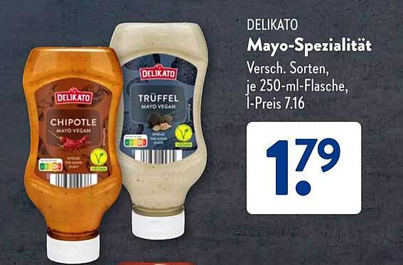 DELIKATO Mayo-Spezialität in verschiedenen Sorten, je 250-ml-Flasche