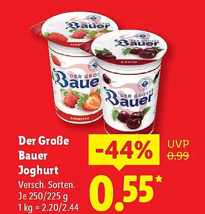 Der Große Bauer Joghurt