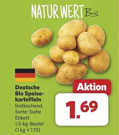Deutsche Bio Speisekartoffeln