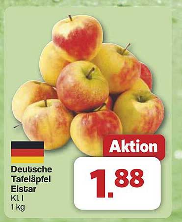 Deutsche Tafeläpfel Elstar Kl. I 1 kg
