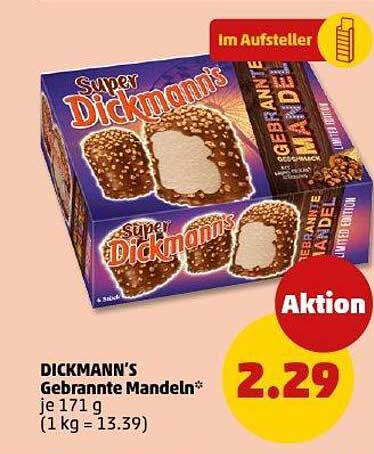 DICKMANN'S Gebrannte Mandeln* je 171 g