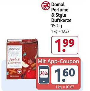 Domol Perfume & Style Duftkerze 150 g