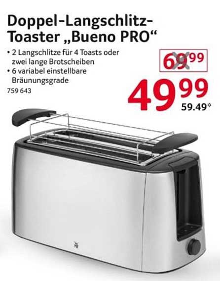 Doppel-Langschlitz-Toaster „Bueno PRO“