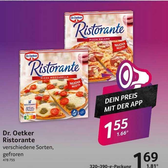 Dr. Oetker Ristorante – verschiedene Sorten, gefroren