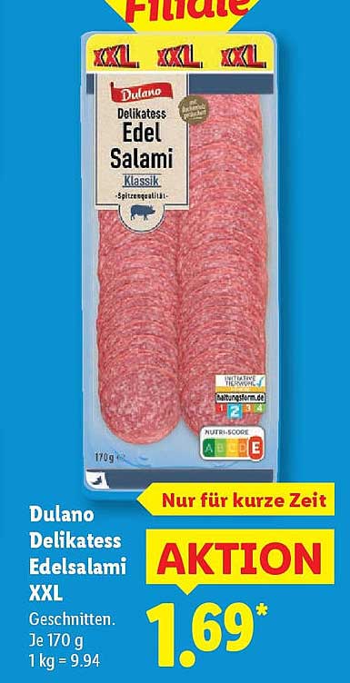 Dulano Delikatess Edelsalami XXL