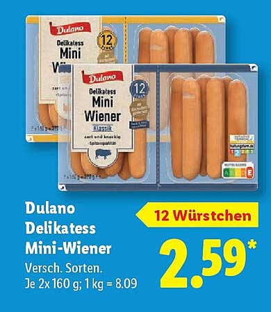 Dulano Delikatesse Mini-Wiener