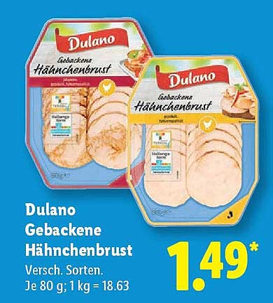 Dulano Gebackene Hähnchenbrust