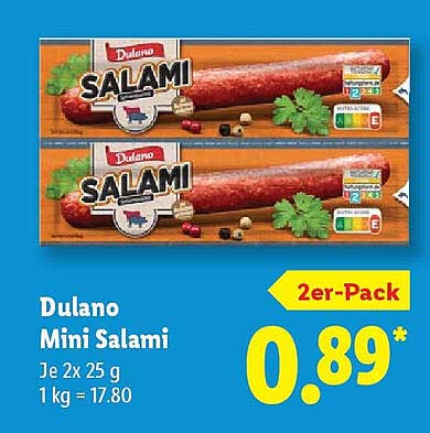 Dulano Mini Salami 2er-Pack