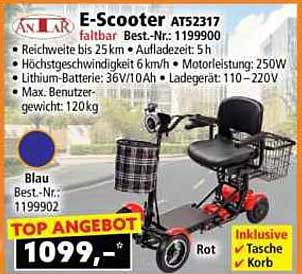 E-Scooter AT52317 - Faltbar