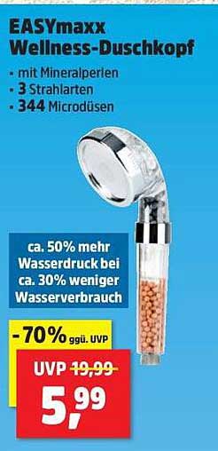 EASYmaxx Wellness-Duschkopf