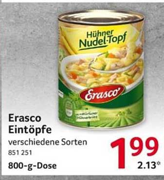 Erasco Hühnertopf Eintopf – 800-g-Dose