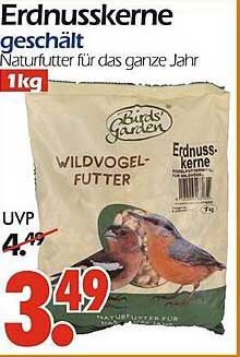 Erdnusskerne geschält – Naturfutter für das ganze Jahr