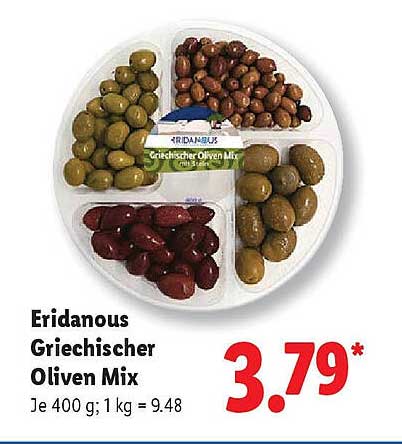 Eridanous Griechischer Oliven Mix