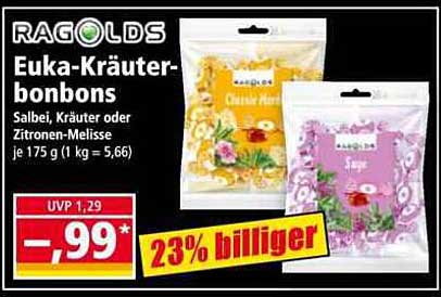 Euka-Kräuterbonbons - Salbei, Kräuter oder Zitronen-Melisse