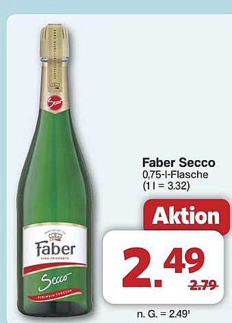 Faber Secco 0,75-l-Flasche