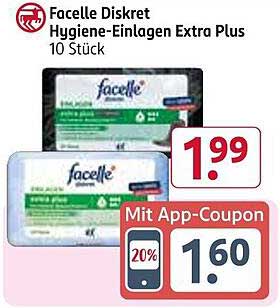Facelle Diskret Hygiene-Einlagen Extra Plus 10 Stück