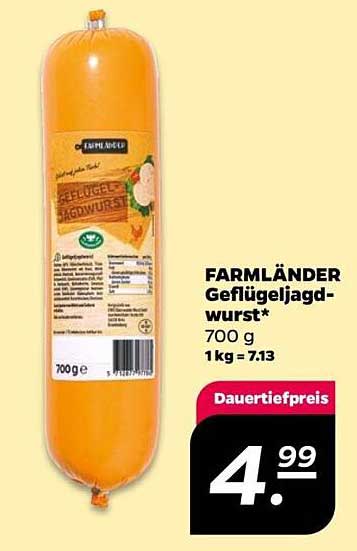 FARMLÄNDER Geflügeljagdwurst* 700 g