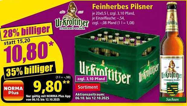 Feinherbes Pilsner - Ur-Krostitzer
