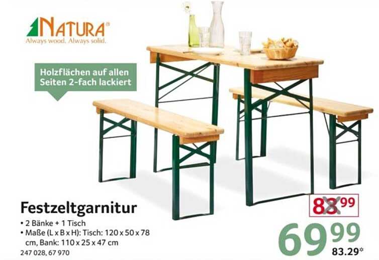 Festzeltgarnitur