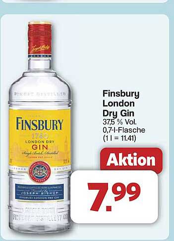 Finsbury London Dry Gin 0,7 l - Aktion!