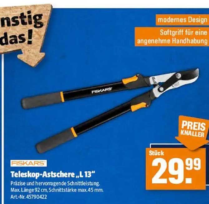 Fiskars Teleskop-Astscherer 'L 13'