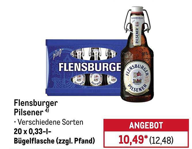 Flensburger Pilsener 20 x 0,33 I-Bügelflasche