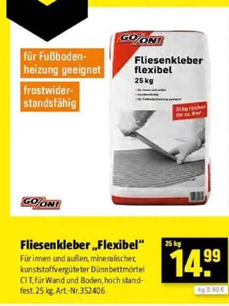 Fliesenkleber "Flexibel" 25 kg
