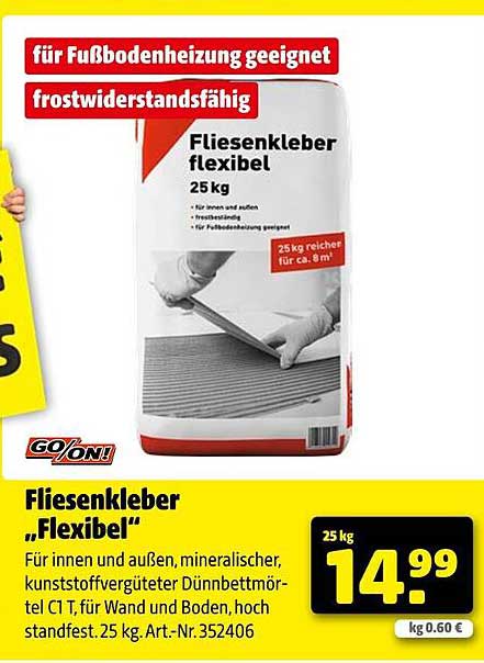 Fliesenkleber "Flexibel" 25 kg