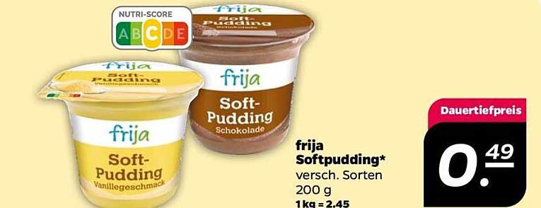 frija Softpudding - verschiedene Sorten 200 g
