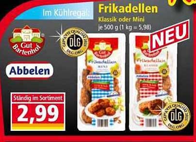 Frikadellen Klassik oder Mini – Neuheiten von Gut Bartlenhof