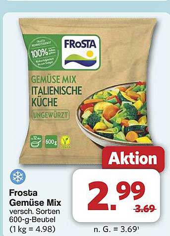 Frosta Gemüse Mix italienische Küche 600 g