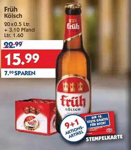 Früh Kölsch 20 x 0.5 Ltr.