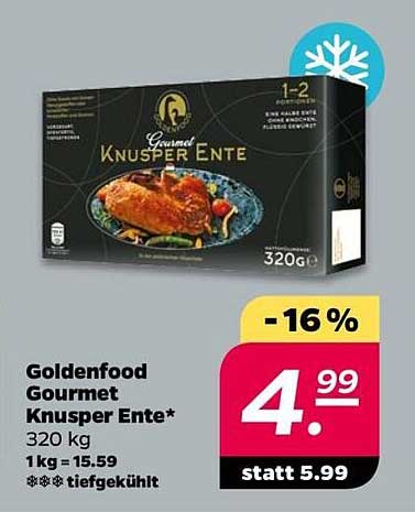 Goldenfood Gourmet Knusper Ente* 320 g
