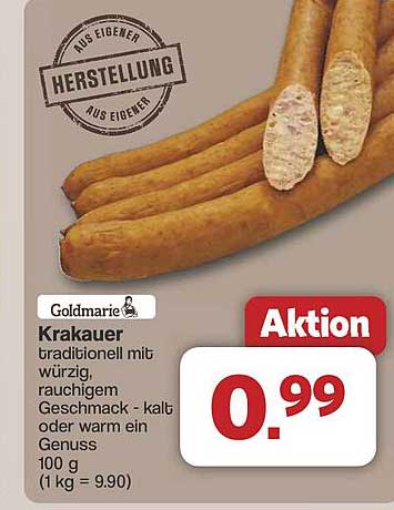 Goldmarie Krakauer - Traditionell mit Würzigem Geschmack