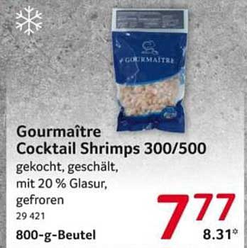 Gourmaître Cocktail Shrimps 300/500 - 800-g-Beutel