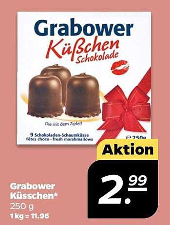 Grabower Küßchen Schokolade 250 g