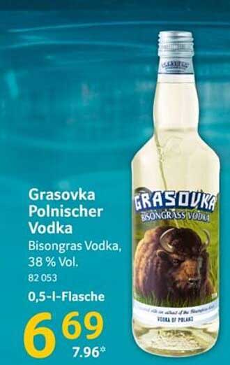Grasovka Polnischer Vodka, 0,5 l