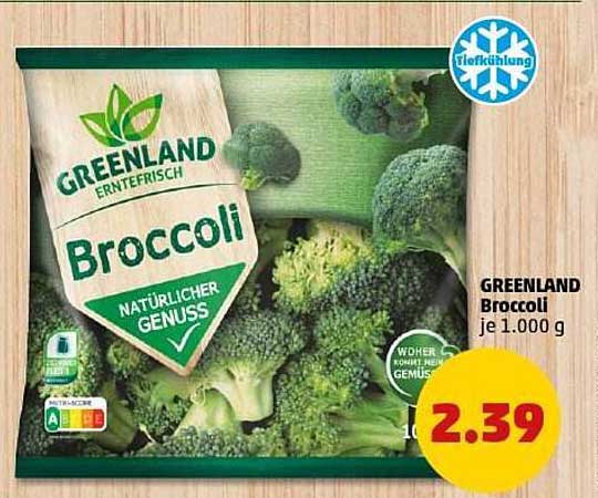 GREENLAND Broccoli je 1.000 g