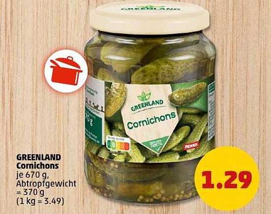 GREENLAND Cornichons