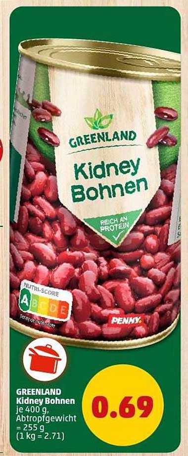 GREENLAND Kidney Bohnen