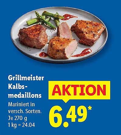Grillmeister Kalbsmedaillons