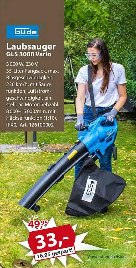 Güde Laubsauger GLS 3000 Vario