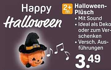 Halloween-Plüsch mit Sound