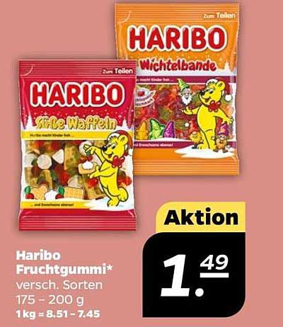 Haribo Fruchtgummi* versch. Sorten 175 - 200 g