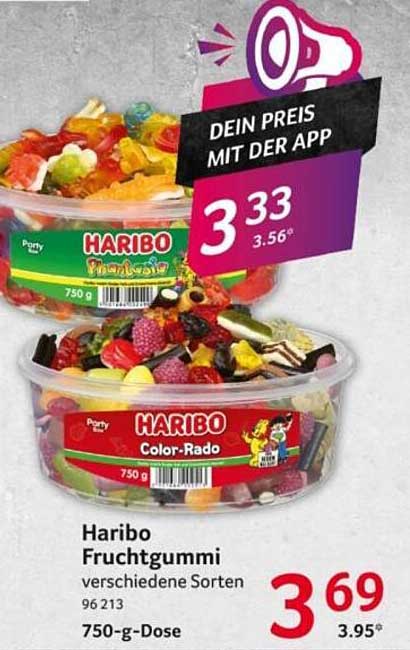 Haribo Fruchtgummi verschiedene Sorten 750 g-Dose